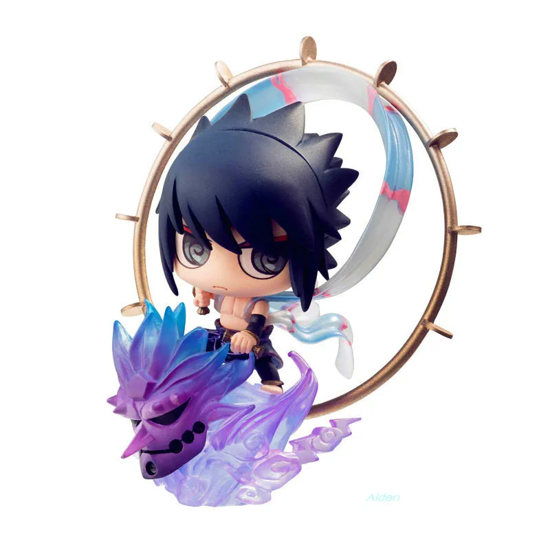 4 "Hokage Q-version Neenya Ninja Aeolus Наруто Узумаки Саскэ Утиха ПВХ фигурка Коллекционная модель игрушечная коробка L80