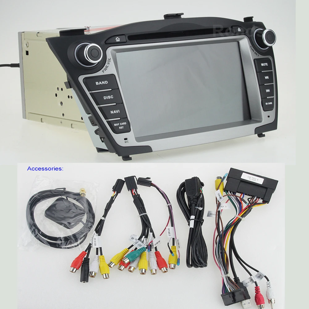Clearance 4 GB RAM Android 9.0 Car DVD Player for Hyundai iX35 IX 35 Tucson 2011 2012 2013 with Radio WiFi Bluetooth GPS 3