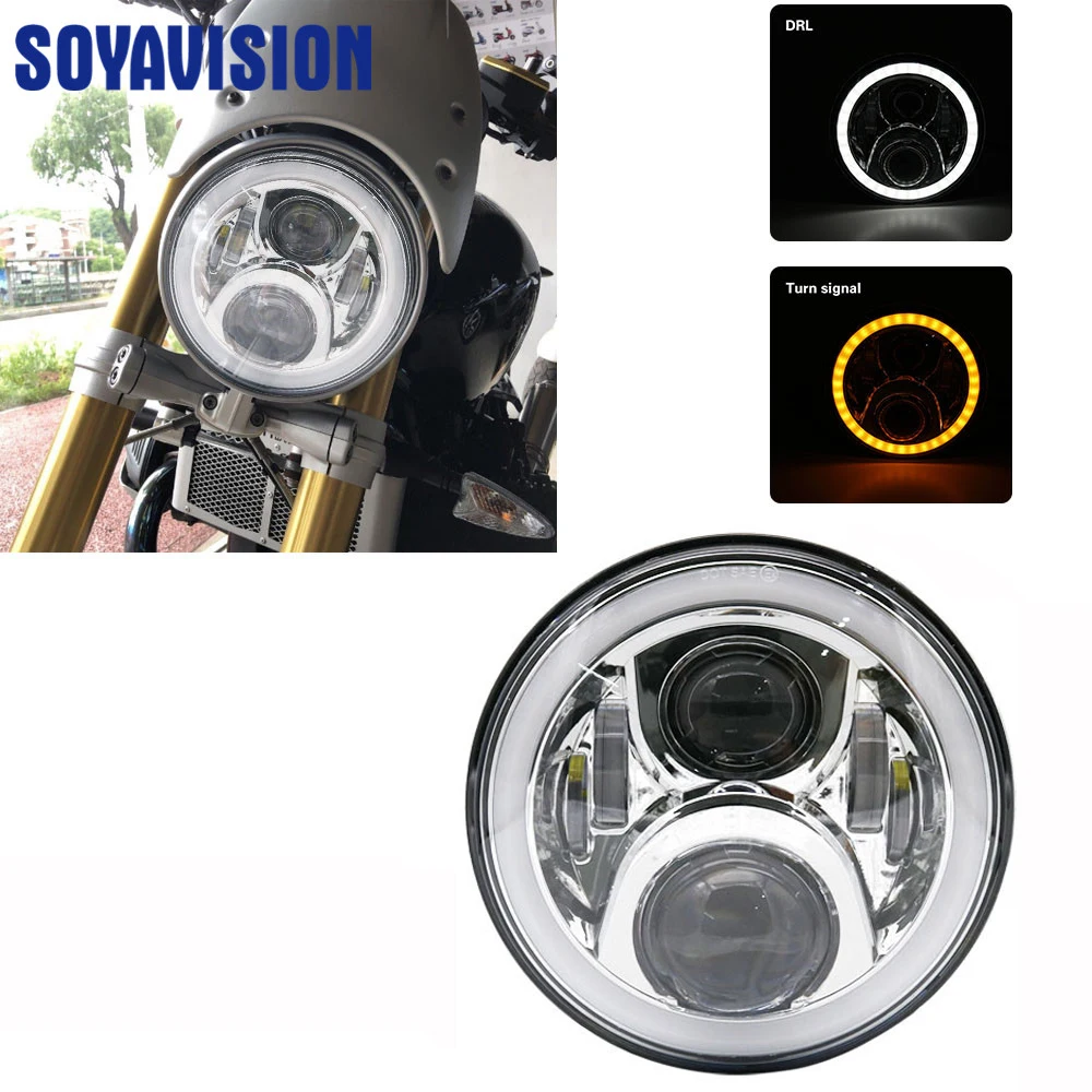  For Jeep Wrangler Jk Tj Super Bright 50W 7 Inch Round LED Headlight White Amber Turn Signal Halo Ring For Lada 4x4 urban Niva (14)_
