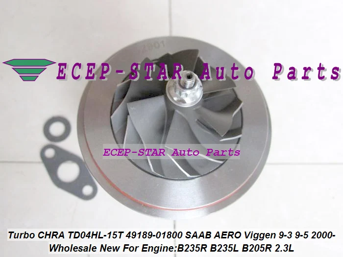 Турбо картридж для SAAB AERO Viggen 9 3 5 B235R B235L B205R 2.3L бесплатная доставка ядро CHRA 49189