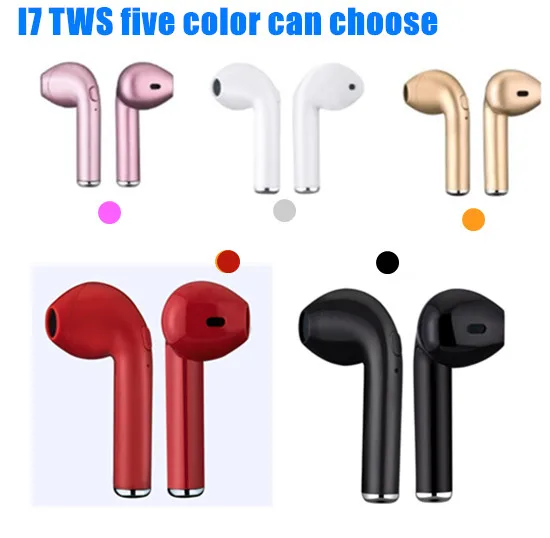 

i7s Tws Bluetooth Earphones Mini Wireless Earbuds Sport Handsfree Earphone Cordless Headset with for xiaomi Phone