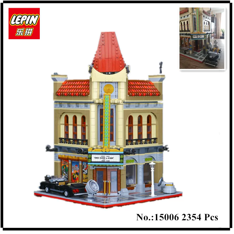 

IN STOCK LEPIN 15006 2354pcs Palace Cinema Model Building Blocks Set Bricks Toys Compatible 10232 Toys For Children