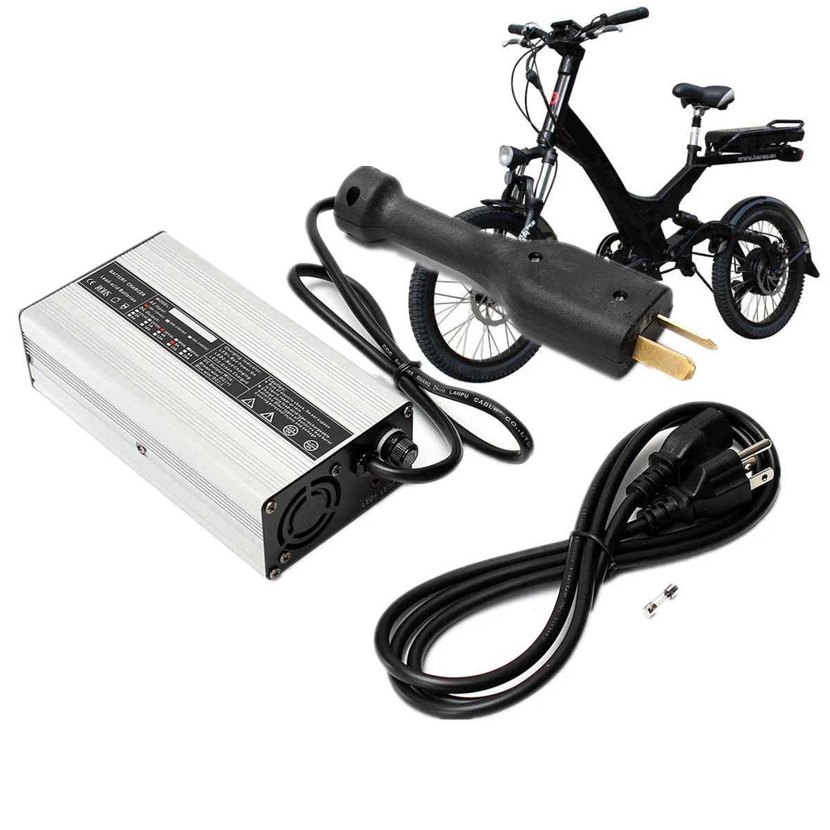 

36V 5A Automatic Golf Cart Lithium Battery Charger Aluminium 100% Full Load Burn-in Test Charge 4-6 Hours For Electromobile