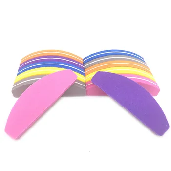 

20pcs New Double-sided Mini Nail File Blocks Colorful Sponge Nail Polish Sanding Buffer Strips Nail Polishing Manicure Tools