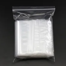 100pcs/pack 4*6/5*7/6*8/7*10 Bulk Thick Jewelry Packaging Pack Zipped Lock Reclosable Plastic Clear Poly Bag Gift bulk buy dritz beading pins size 14 7 8 250 pkg 89 6 pack