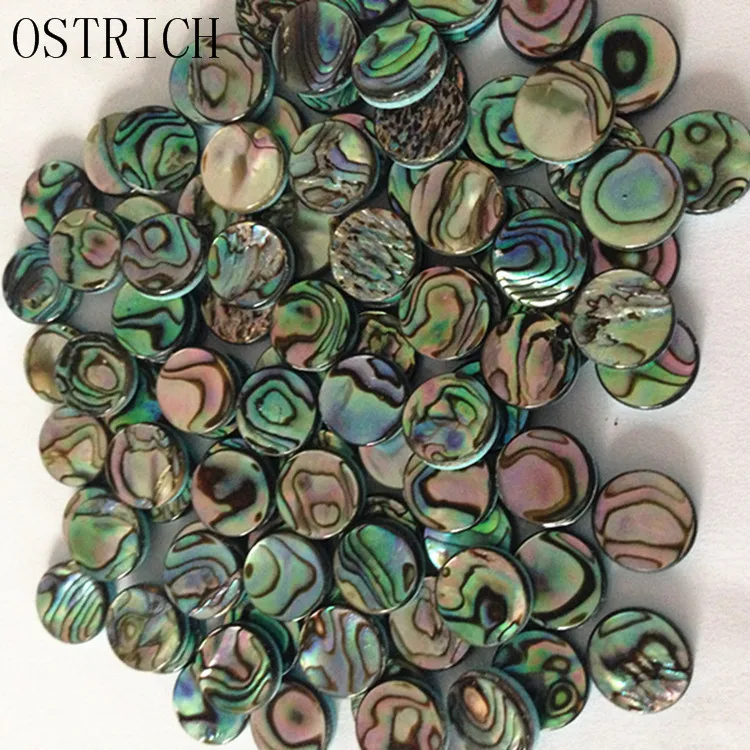 

6 pcs saxophone finger button pearl real abalone shell Repair parts