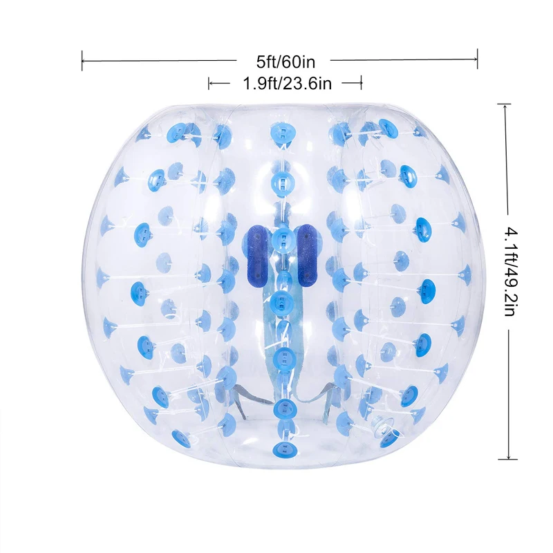 1,0 мм ТПУ надувной шар-Зорб 1,5 м шар мяч для футбола надувной бампербол пузырь футбол для взрослых