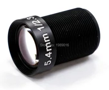 4K LENS 5.4mm f/2.5 60d HFOV 10MP No Distortion CCTV Lens 1/2.3″ Gopro Camera Lens Hot