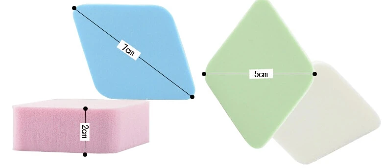 4X Профессиональный спонж для макияжа спонж для основы спонж для макияжа сухое и влажное использование Мягкий сенсорный косметический инструмент