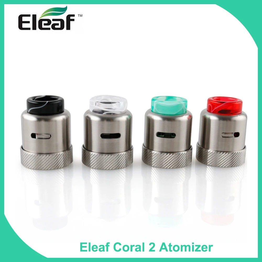 

Original electronic cigarette Eleaf Coral 2 atomizer Adjustable Airflow 510 thread for Pico Squeeze 2 mod vape tank