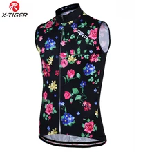 X-Tiger Безрукавый велосипедный жилет полиэстеровый велосипедный одежда летняя MTB велосипедная одежда анти-пиллинг велосипедные майки