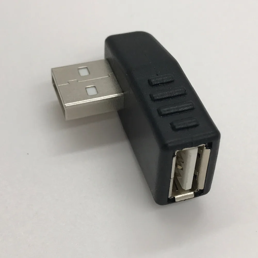 USB вертикальный соединитель USB 2,0 Мужской к женскому адаптеру вертикальный конвертер 90 градусов удлинитель для ПК ноутбука 1 шт