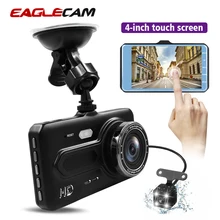 Автомобильный видеорегистратор T686 Plus " сенсорный экран Dash Cam две камеры двойной объектив заднего вида авто рекордер ночная версия