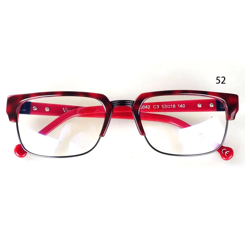 

Half rim metal glasses frames for men and women