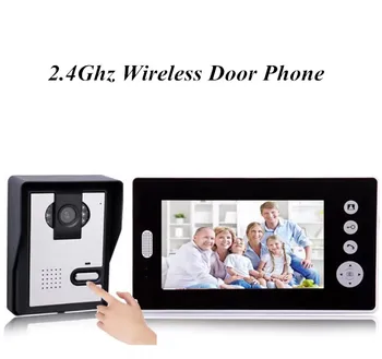 

2.4Ghz 7 Inch Wireless Intercom Motion Detection Video Door Phone