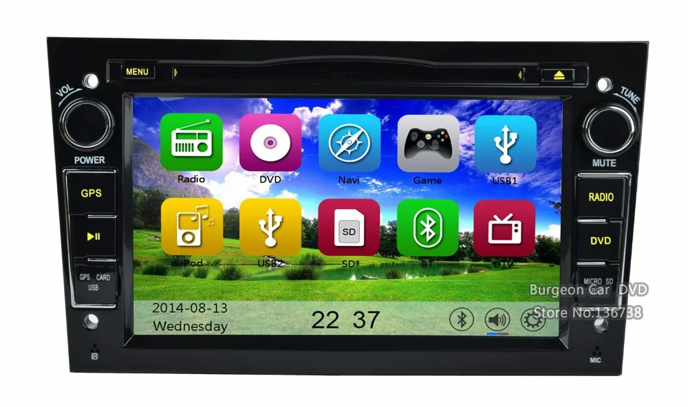 Top Factory Price Car DVD Player for Opel Astra H Combo Corsa Meriva Vivaro Tigra Signum Radio Stereo Iphone GPS Navigation system 30