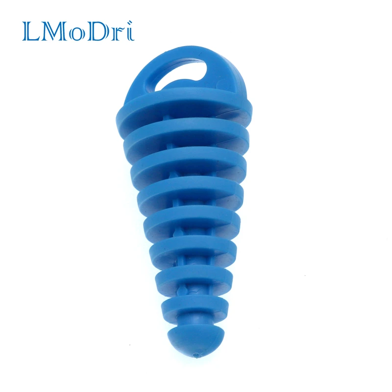 

LMoDri 1pcs Motorcycle Exhaust Pipe Motocross Tailpipe PVC Air-bleeder Plug Exhaust Silencer Muffler Wash Plug Pipe Protector