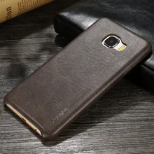 X Уровня Люкс Ретро PU Кожаный Чехол для Samsung Galaxy C7 Назад Чехол для Samsung C7 C7000 Винтаж Кожаный Чехол Fundas Capa