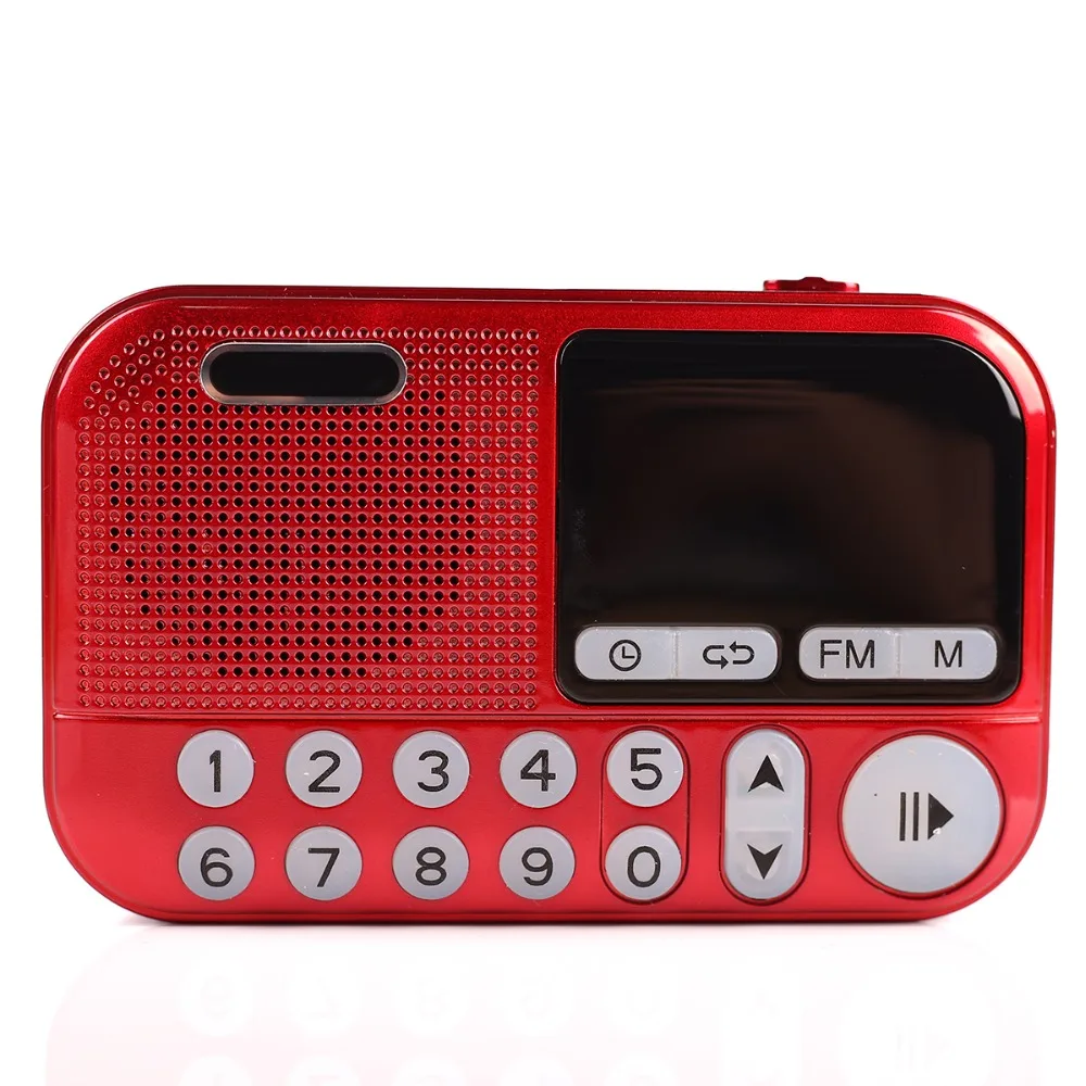 c 806 Portable Mini FM Radio Speaker Music Player TF Card USB For PC