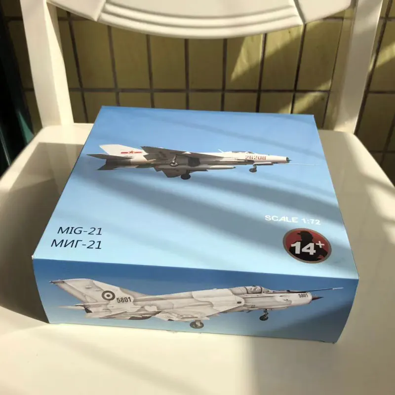 Wltk 1/72 весы военная модель игрушки ВВС НОАК МиГ-21 Fishbed боец литой металлический самолет модель игрушка для формирования коллекций, подарков для детей