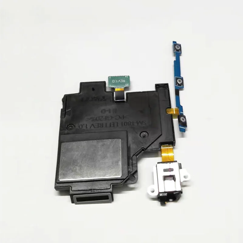 For Samsung T800 T801 T805 Power Button Switch Volume Button On Off Ringer Buzzer Loud Speaker Headphone Audio Jack Flex Cable