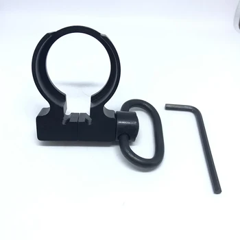 

Magorui QD Sling Swivel Clamp-on Single Point Buffer Tube Adapter Hunting Gun Mounts black