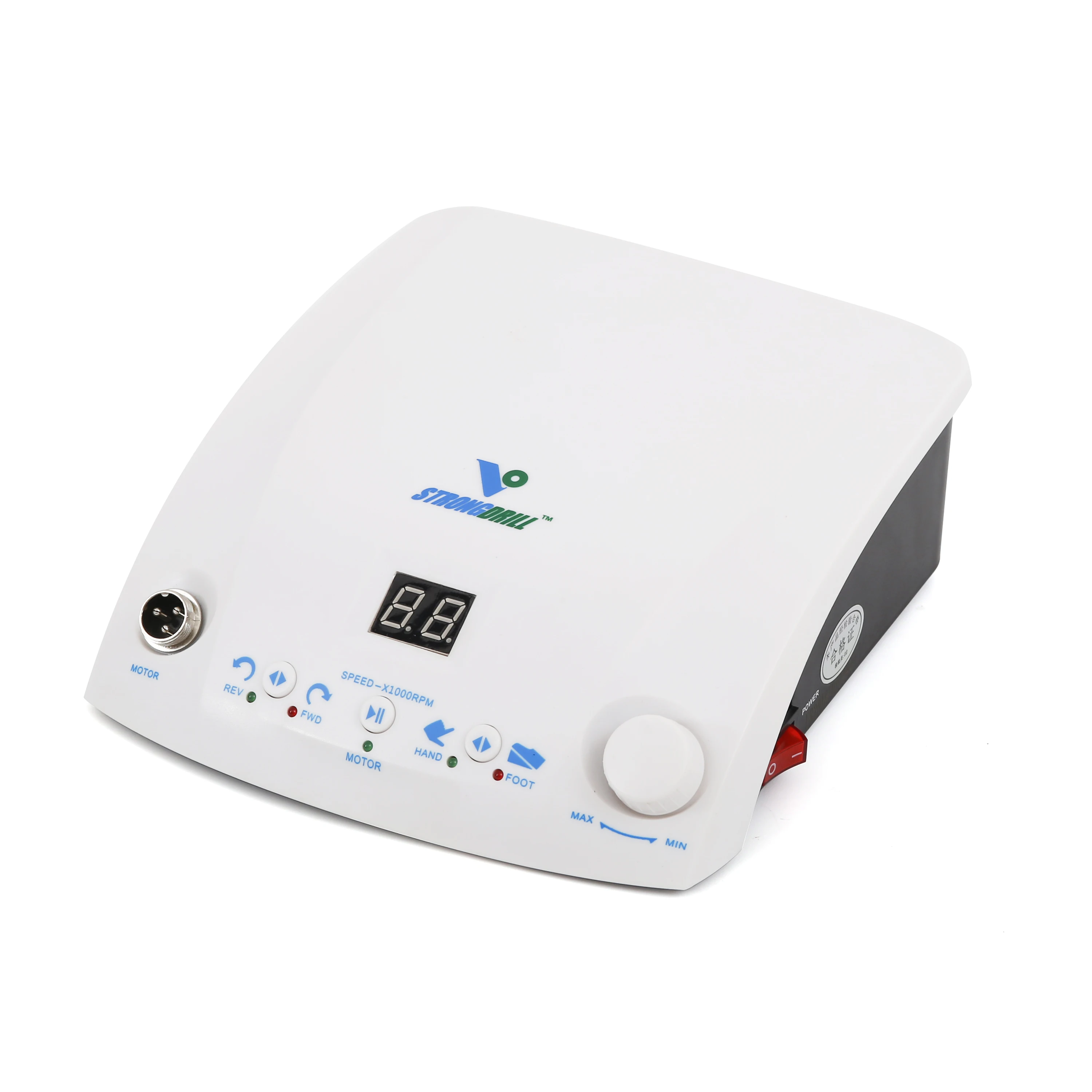 50,000 RPM brushless motor, using foot dental laboratory polishing kit QZ60 + W101E mobile dental microcomputer 4