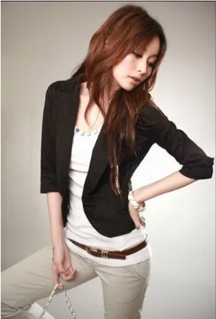Mr.nut spring and autumn small suit jacket women's Korean version of the self-cultivation seven-point sleeve suit