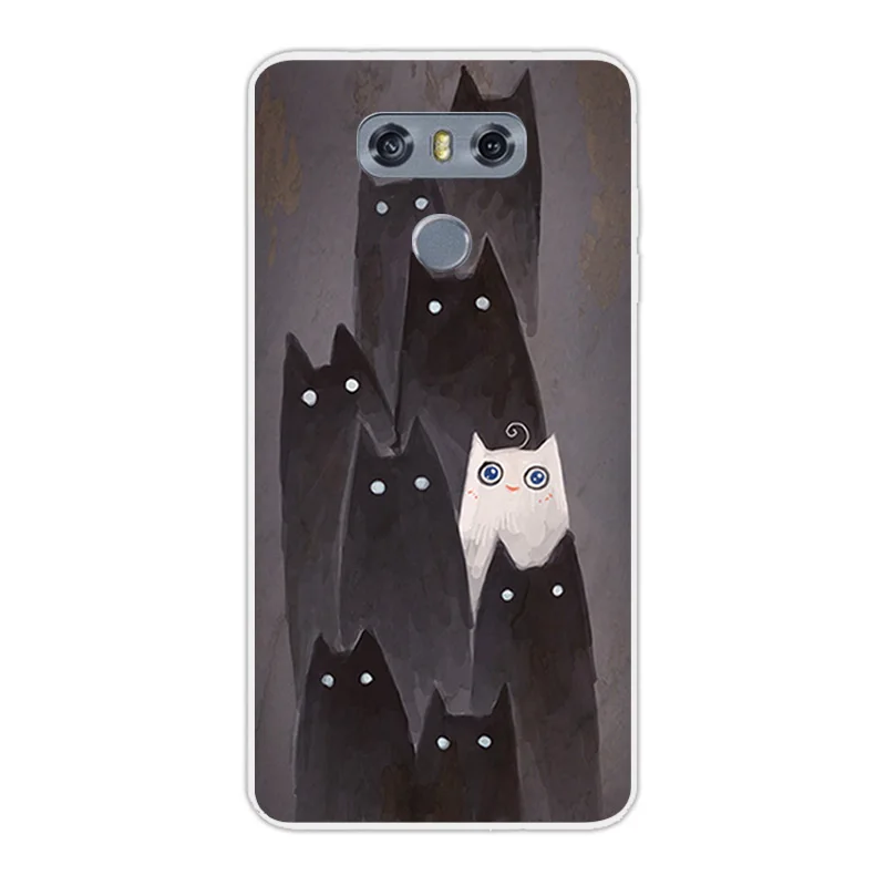 Чехол для LG G6 мягкий ТПУ чехол LGG6 Zebra Ультратонкий G 6 H870 H871 H872 H873 5 7 дюймов