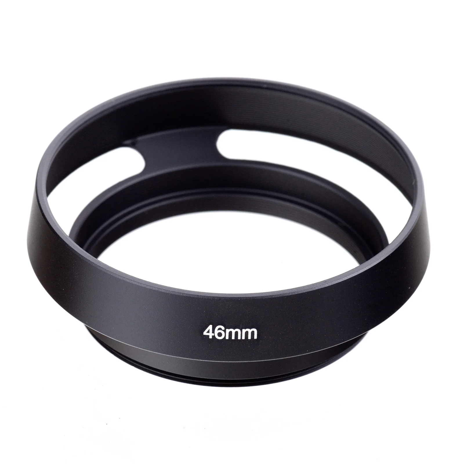 46mm 46 mm Black Metal Vented Camera Lens Hood For Leica M 46mm Thread