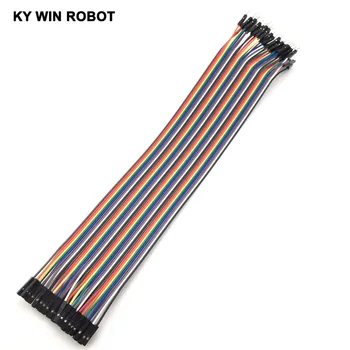 

Dupont line 40pcs 30cm 2.54mm 1p-1p Pin Female to Male Color Breadboard Cable Jump Wire Jumper For Arduino