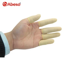 1000 шт./лот ABESO антистатические прочные латексные пальчиковые кроватки защитные перчатки противоскользящие для мела электронные пальчиковые кроватки A7211