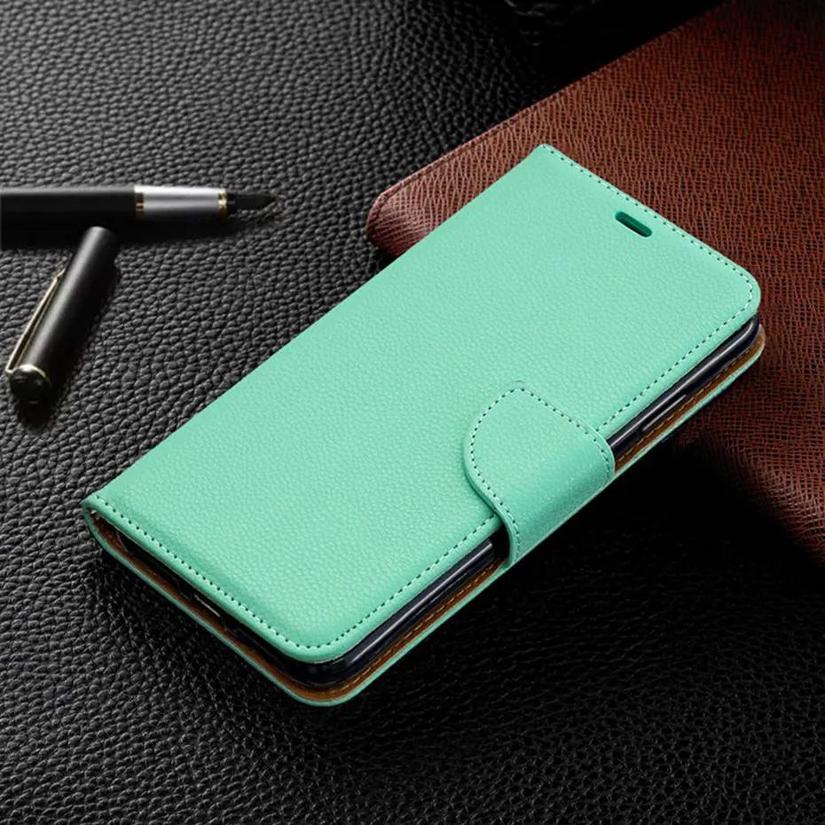 Кожаный чехол книжка для Samsung Galaxy S9 S10 S10e A10 A30 A40 A50 A70 J6 J4 A6 2018 Plus M10 M20 M30|Чехлы-книжки|
