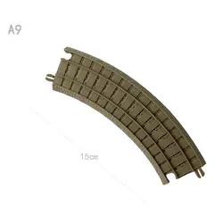 P020 образования мальчик/Детские игрушки 15 см изогнутые дорожки 4 шт./компл. Thomas track детский игровой трек сцены необходимых аксессуаров