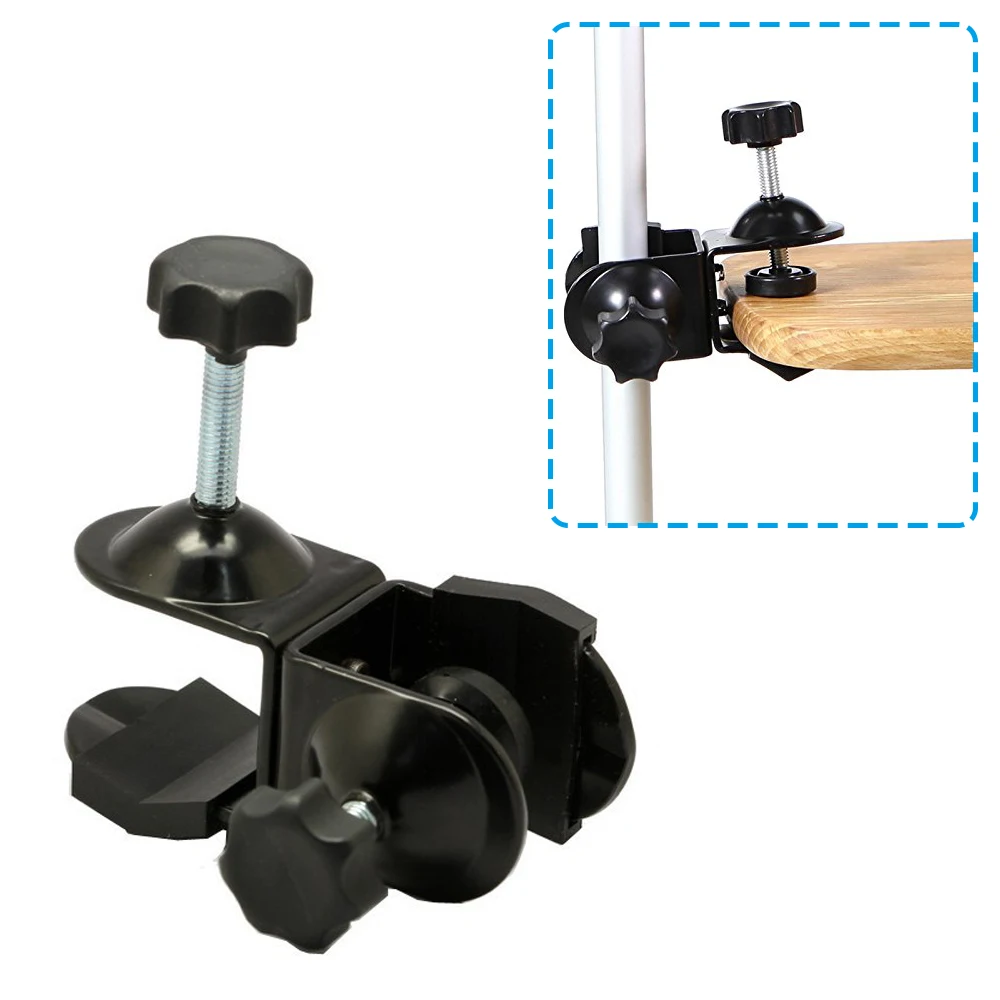  Heavy Duty Metal Dual Double U Clip C Clamp Type Bracket Mount for Photo Studio Boom Arm Light Stan