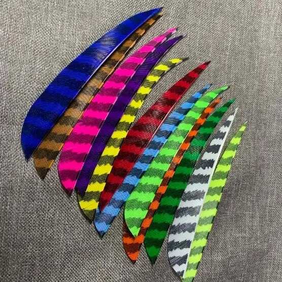 

50pcs Turkey Feather Real Feather 5" 4" 3" Fletching For DIY Carbon Wooden traditional Arrow Hunting High Quality