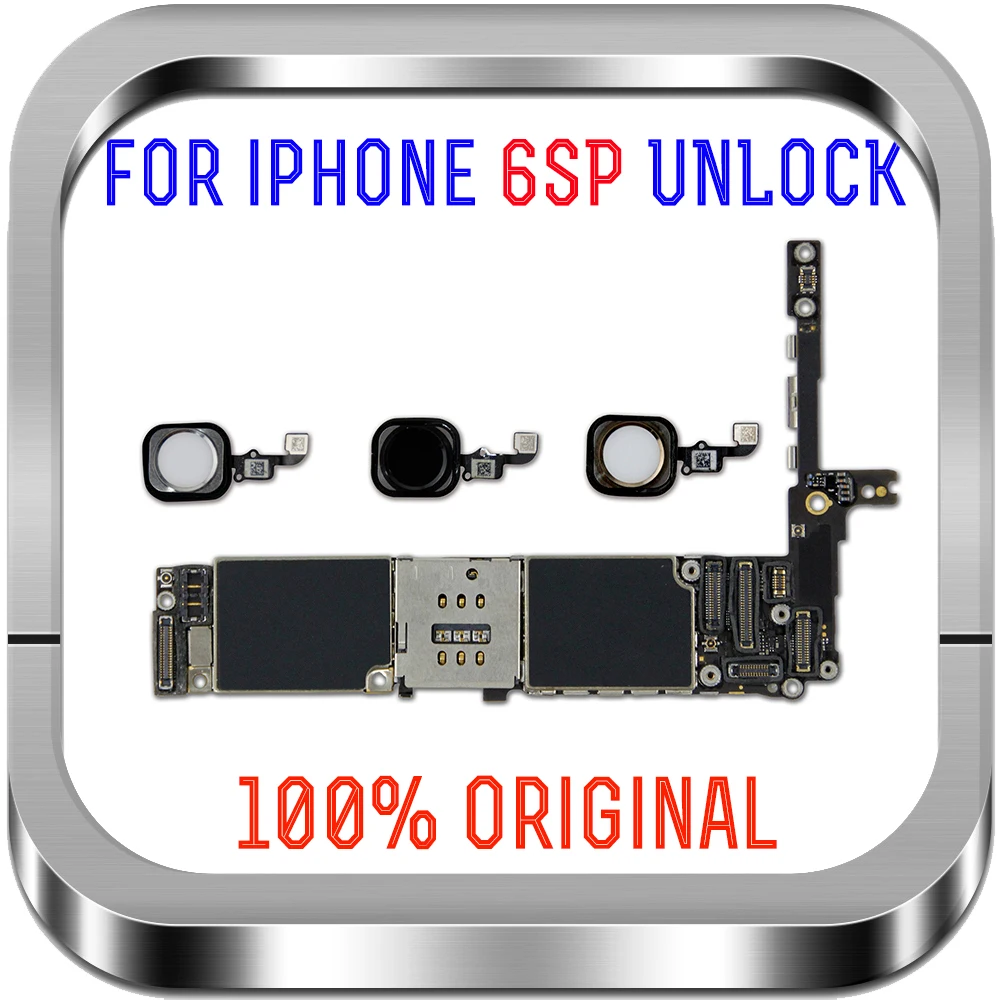 

16gb / 64gb / 128gb for iPhone 6S Plus Motherboard Unlocked free icloud Logic Boards for iphone 6s 5.5inch With Chips IOS