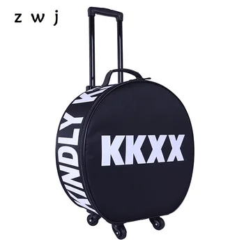 

New Korean style fashion women travel bags large capacity women luggage alphabet print suitcases