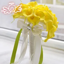 Цветок искусственный цветок букет Свадебный букет цветы Свадебная вечеринка Декоративный букет латексный сенсорный цветок букет