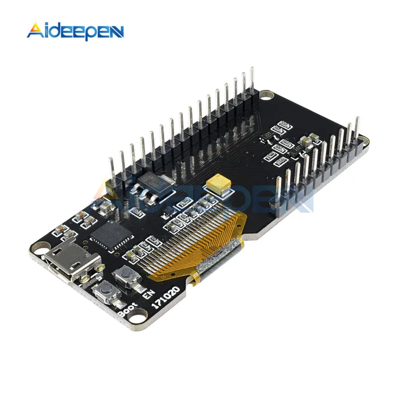 Модуль макетной платы ESP32 0 96 дюйма OLED 2 4 ГГц беспроводной Wi Fi Bluetooth поддержка STA AP