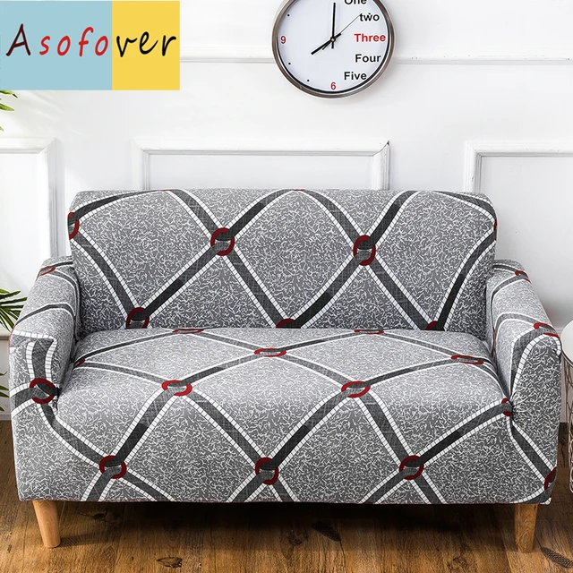 Black And White Sofa Cover Elastic Sofa Slipcover Cubre Sofa Stretch