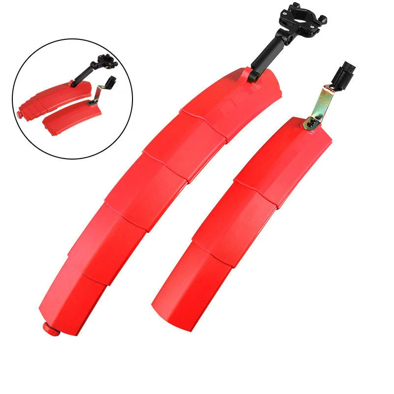 Bicycle Mudguard MTB Folding Fender Front Rear Mudguards Quick Release