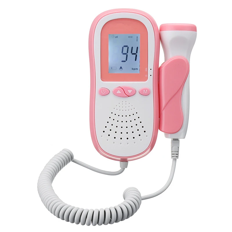 

Portable PrenatalFetal Doppler DetectorMonitor Baby Heart Rate Beat 2MHZProbe FHRDetection Machine For Pregnant Women