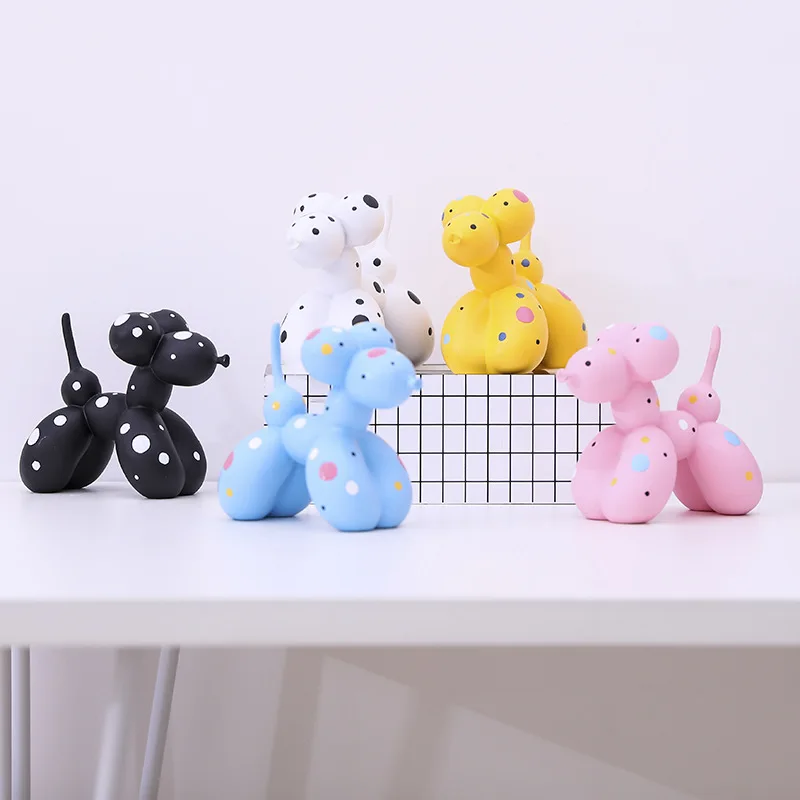 

Balloon Dog Statue Resin Decoration Modern Fashion Statue Home Decoration Accessorie Dalmatian Statue Resin Abstract Statue