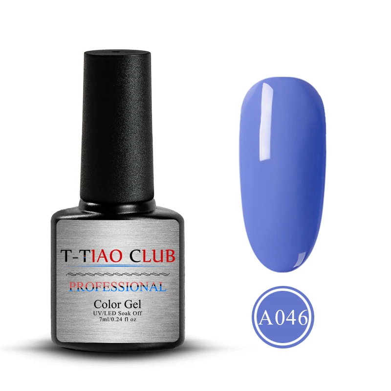 T-TIAO CLUB, 7 мл, чистый цвет, гель, матовый лак для ногтей, верхнее покрытие ногтей, замачиваемый, для маникюра, УФ-гель, лак, сделай сам, дизайн ногтей, маникюрный лак - Цвет: NM30342