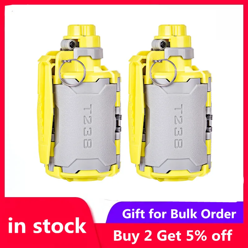 

2PCS Water Beads Bullet Bomb T238 V2 Version 2 Large CapacitY Toy with Time-delayed for Nerf FOR Airsoft Gel Ball BBs Wargame