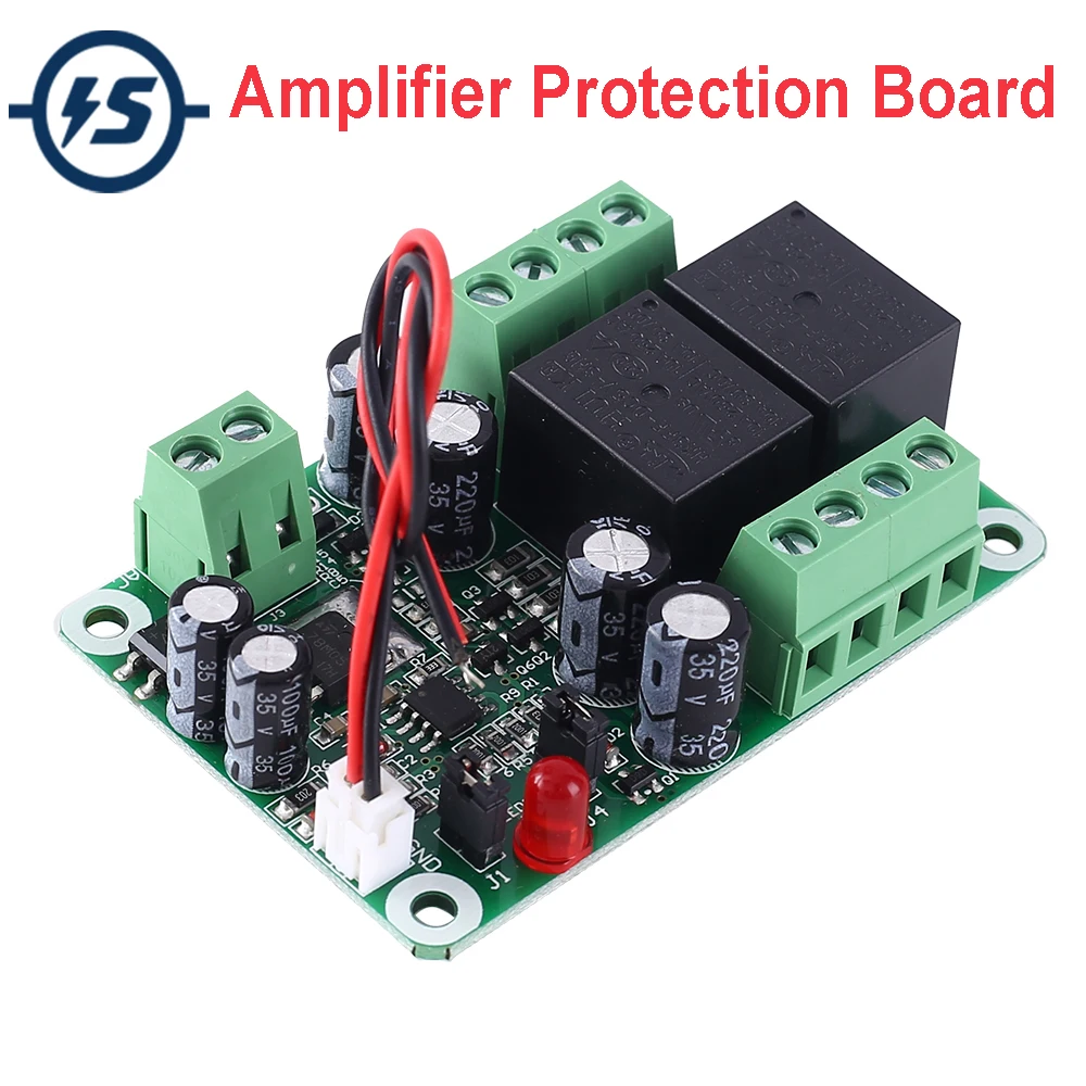 

Stereo Audio Amplifier Protection Board Speaker Horn Protector Delay Module Adjustable Sensitivity