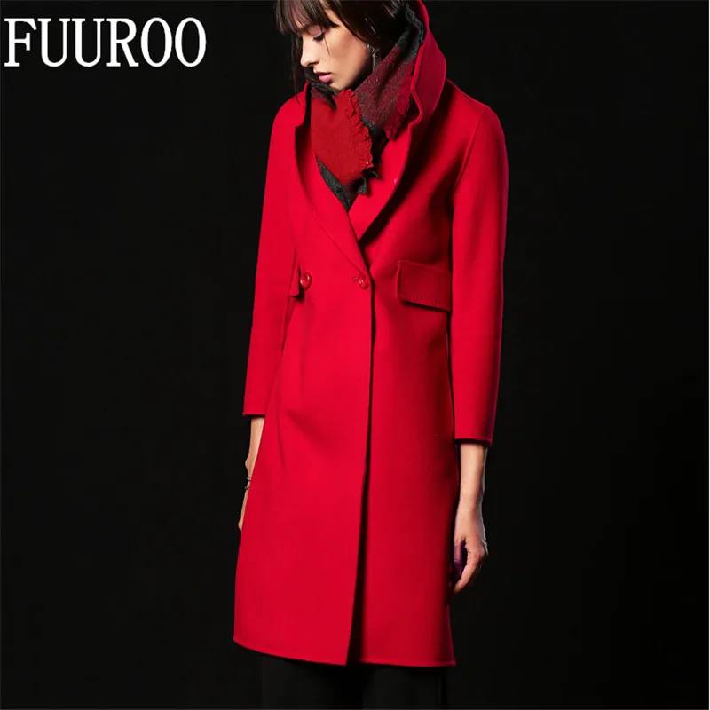 font b Women b font Double side Cashmere Woolen font b Coat b font Ladies