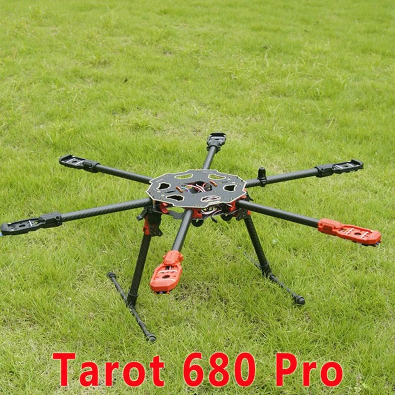 

Hot sell Tarot RC 680Pro Frame 6 axis Multicopter Carbon Fiber Hexacopter Frame Kit Multi Rotor Drone FPV RC Diy UAV Frame Kit