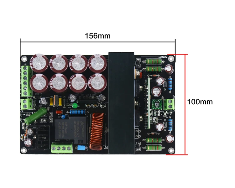 Ghxamp 400 Вт 800 Вт Плата усилителя HIFI IRS2092+ IRFB4227 моно класса D усилитель мощности плата усилителя высокой мощности Новинка